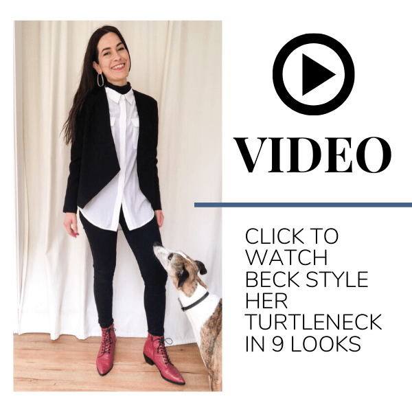 Beck shows us how to style the Tani Turtleneck Top into 9 looks - Impulse Boutique
