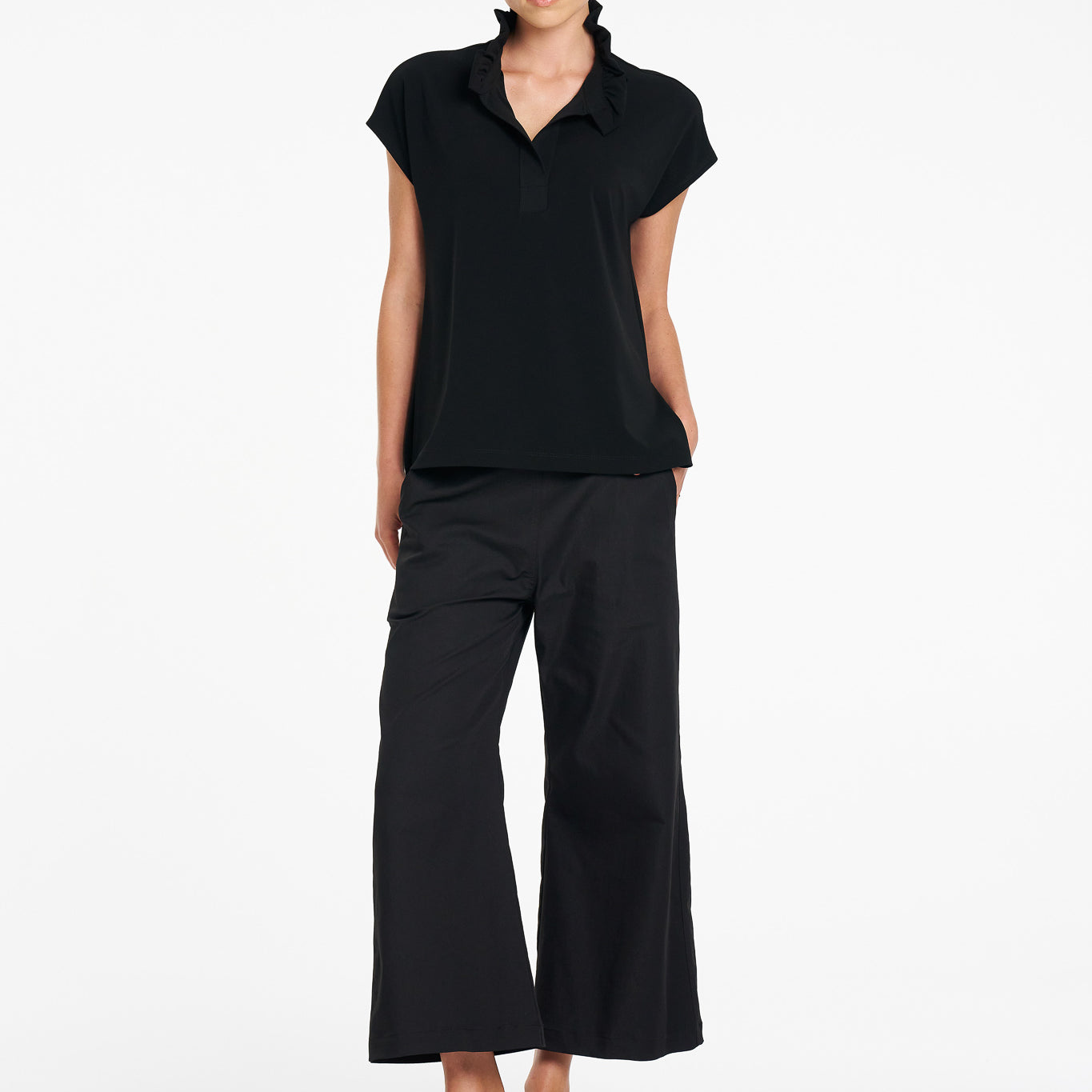 Mela Purdie Frill Shell Powder Knit