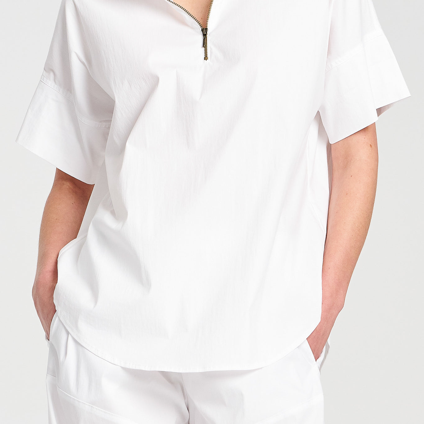 Mela Purdie Half Zip Shirt Microprene