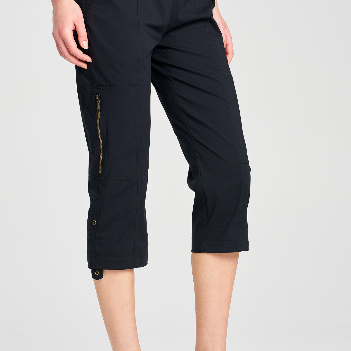 Mela Purdie Cropped Zip Cargo Microprene