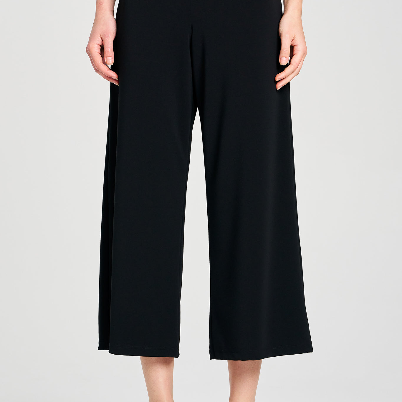 Mela Purdie Crop Palazzo Pant Powder Knit