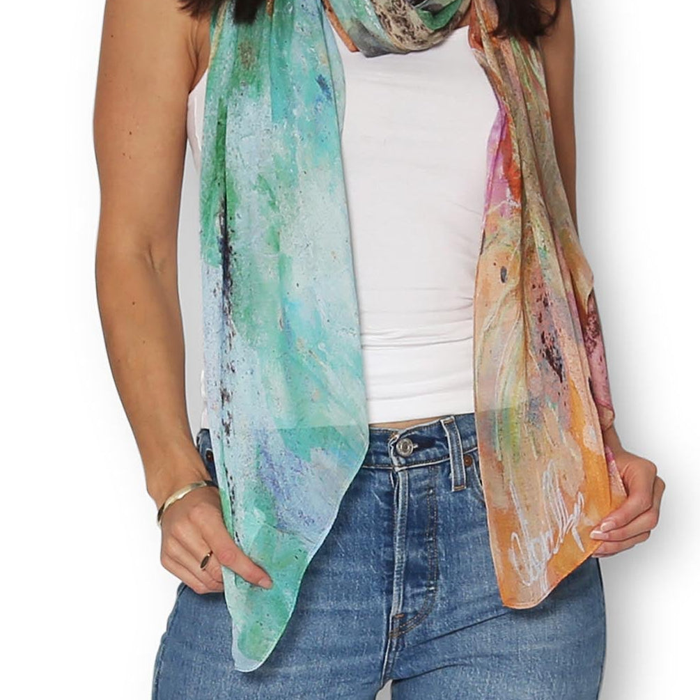 The Artists Label Coastal Whispers Scarf