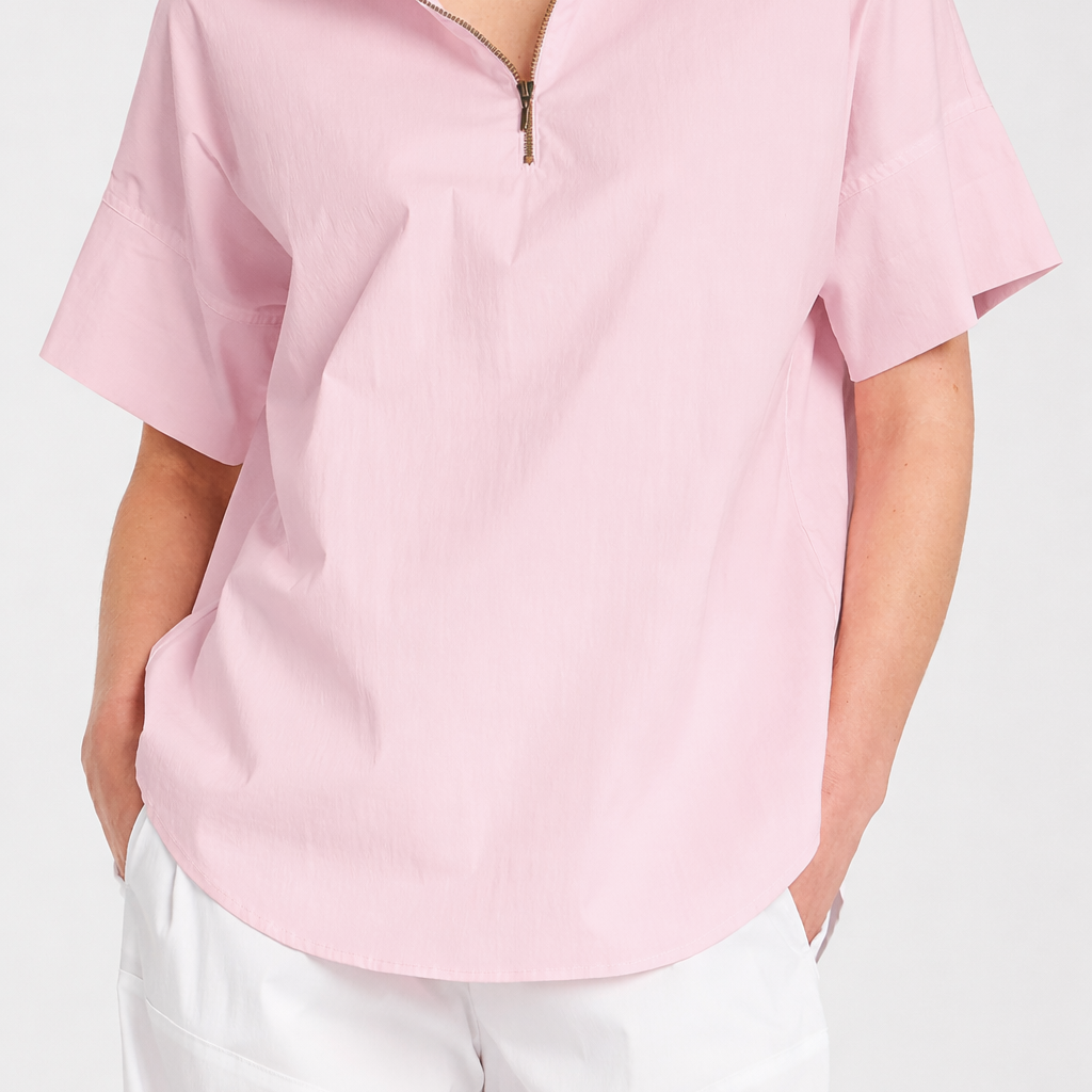 Mela Purdie Half Zip Shirt Microprene