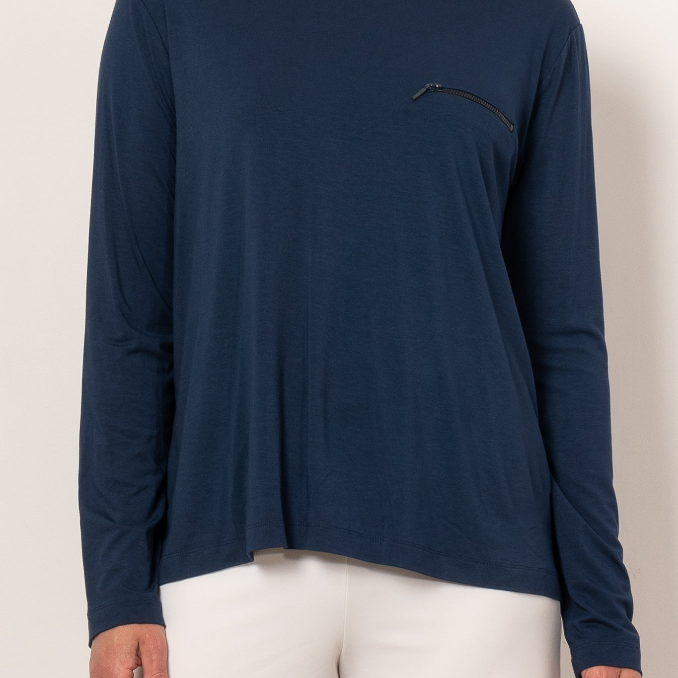 Mela Purdie Zip Trunk Sweater Matte Jersey