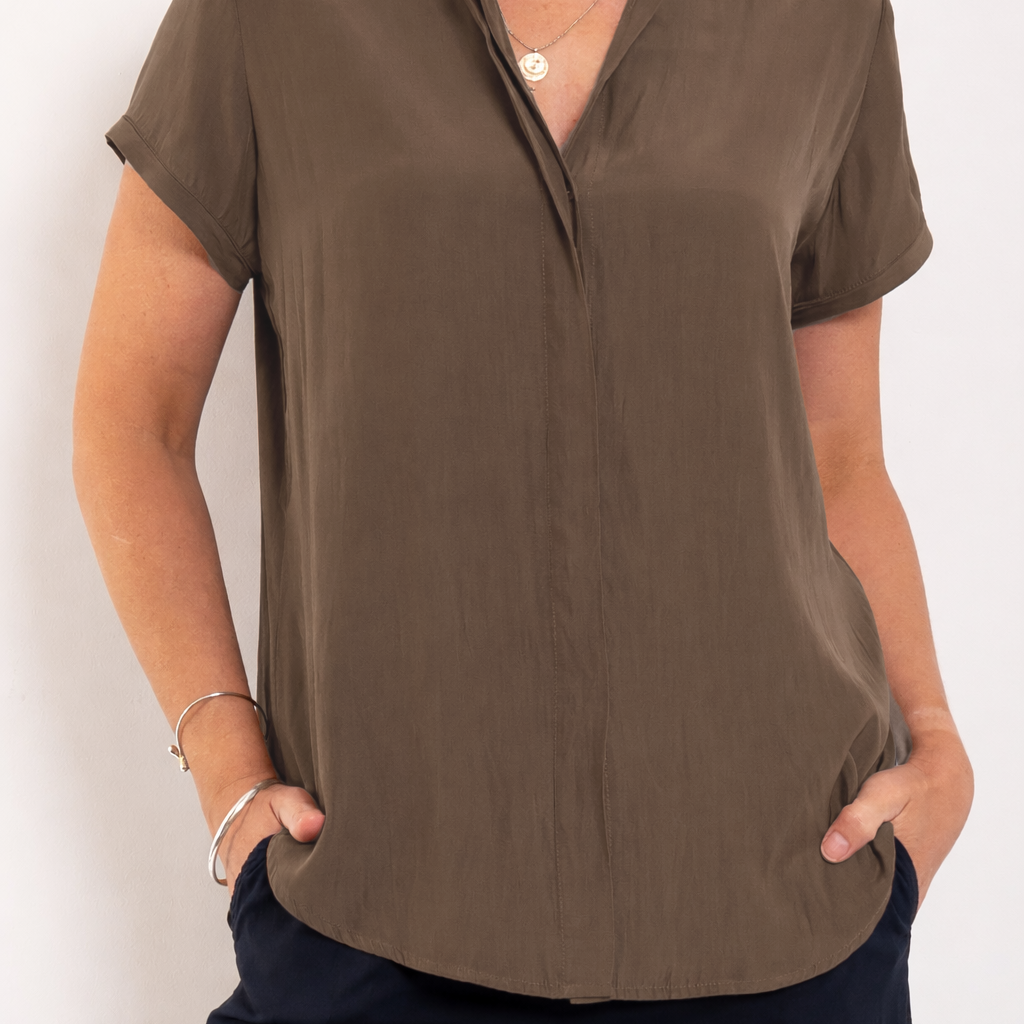 Mela Purdie Soft Stand Shirt Mache