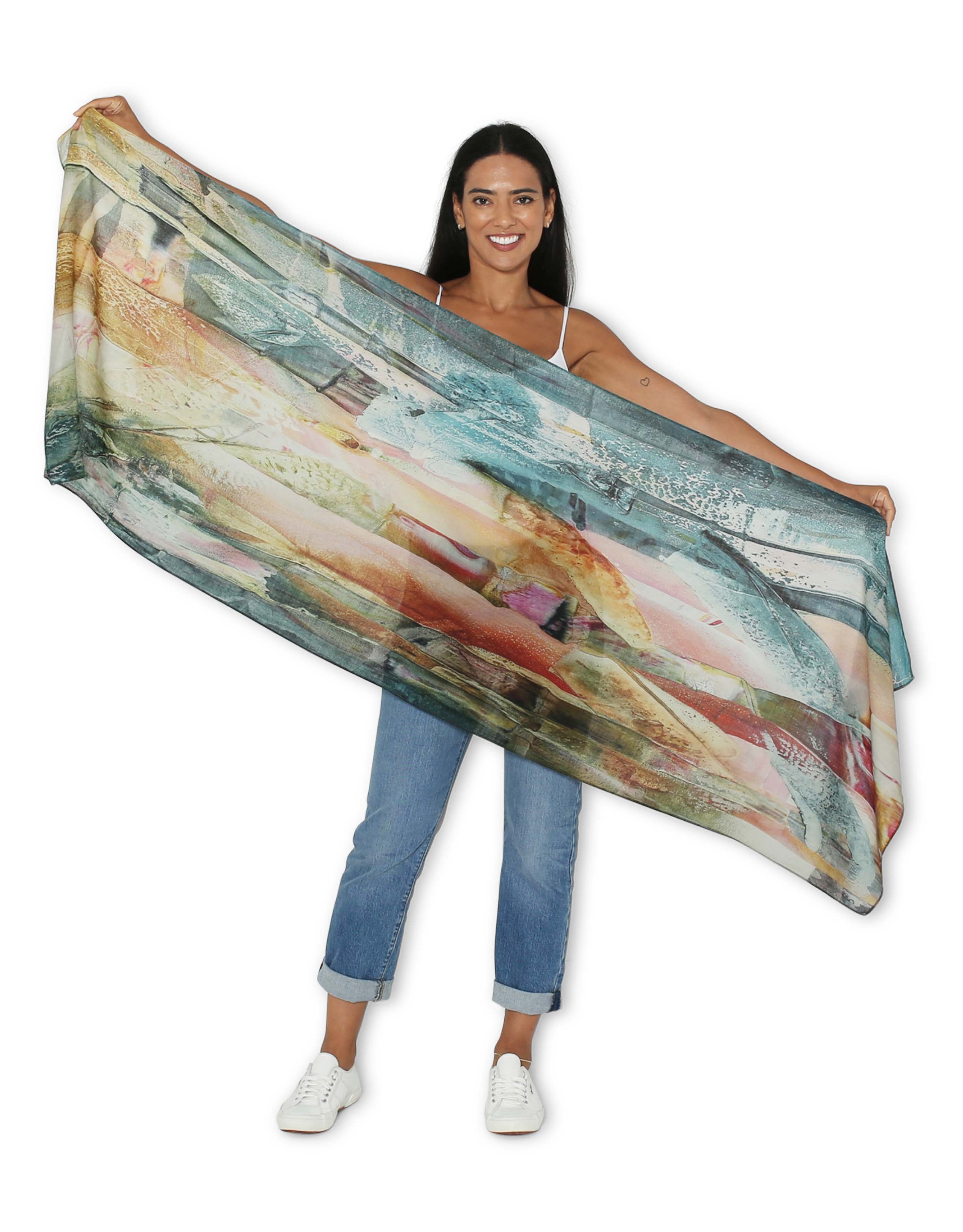 The Artists Label Bamboo Wool Scarf