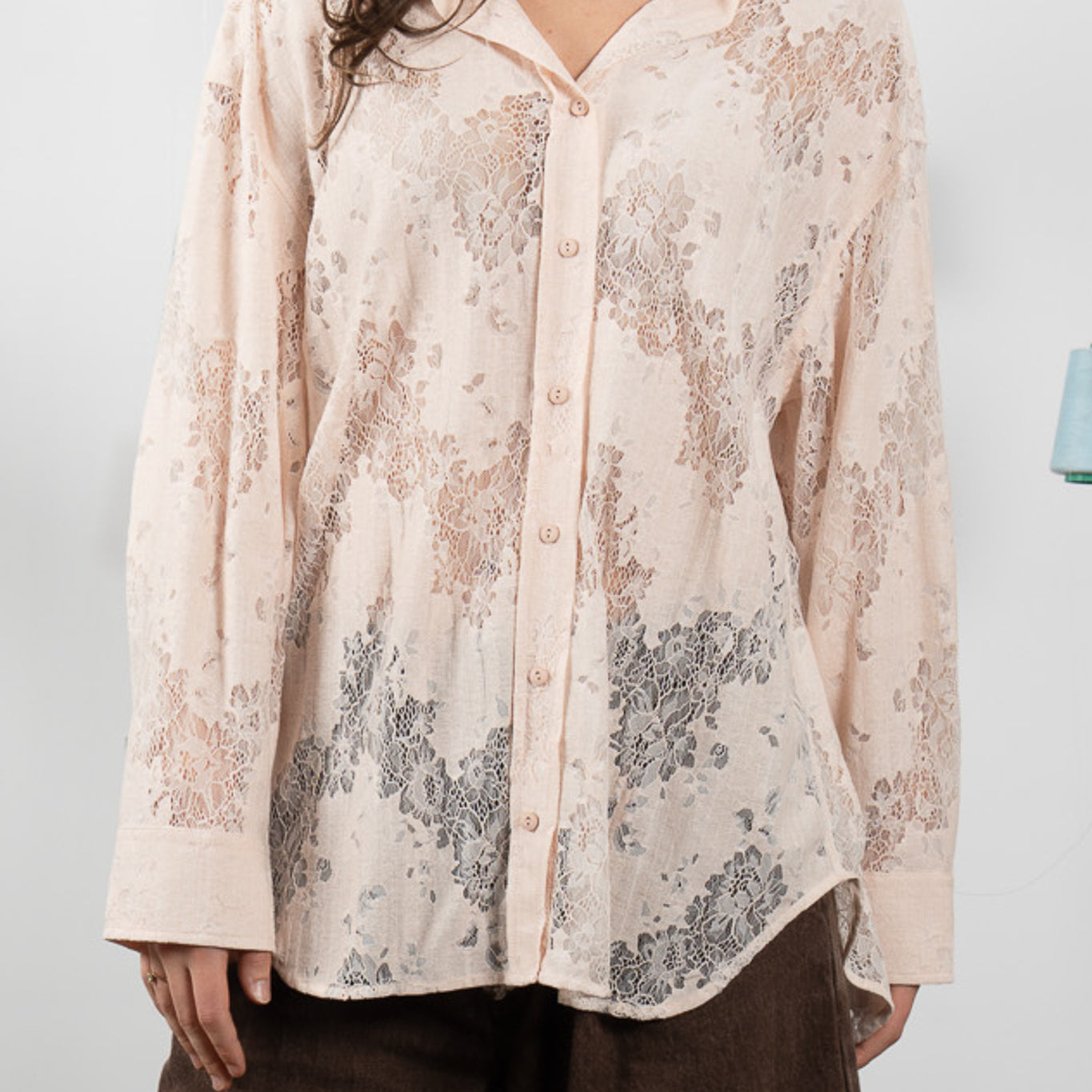 M.A. Dainty Jarrah Lace Shirt