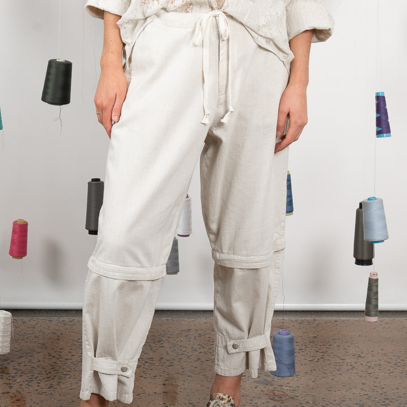 M.A. Dainty Trucker Pant Cream