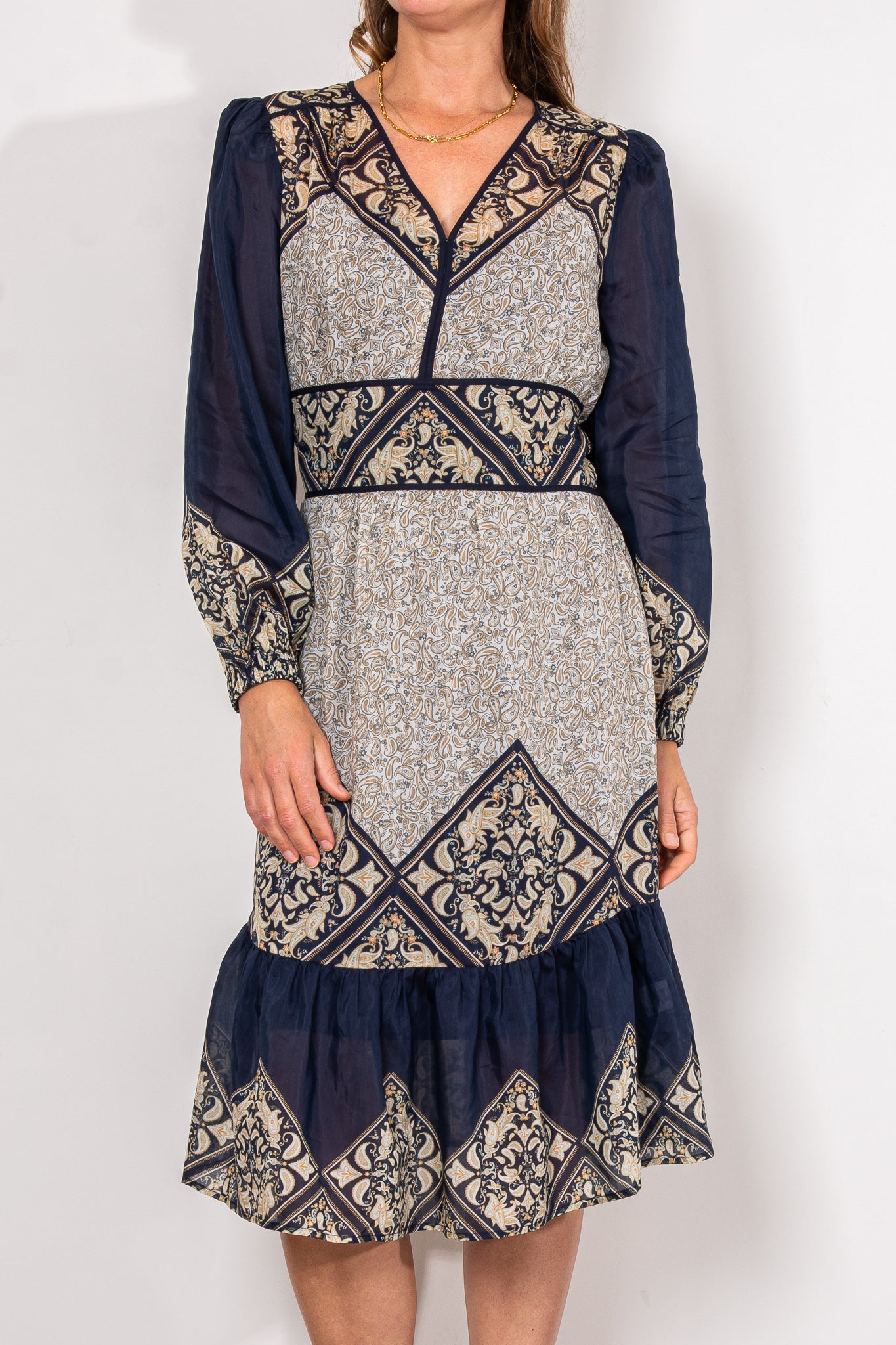 Once Was Kasbah Nomad Mosaic Print Dress