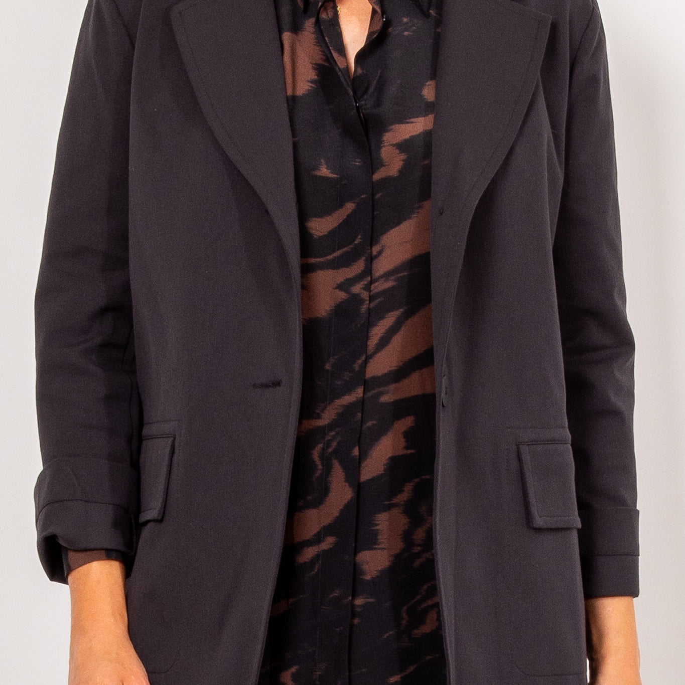 Mela Purdie Stretch Blazer Two Way Stretch