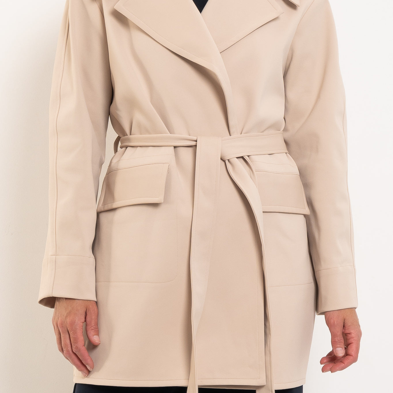 Mela Purdie Wrap Trench Ultra Knit