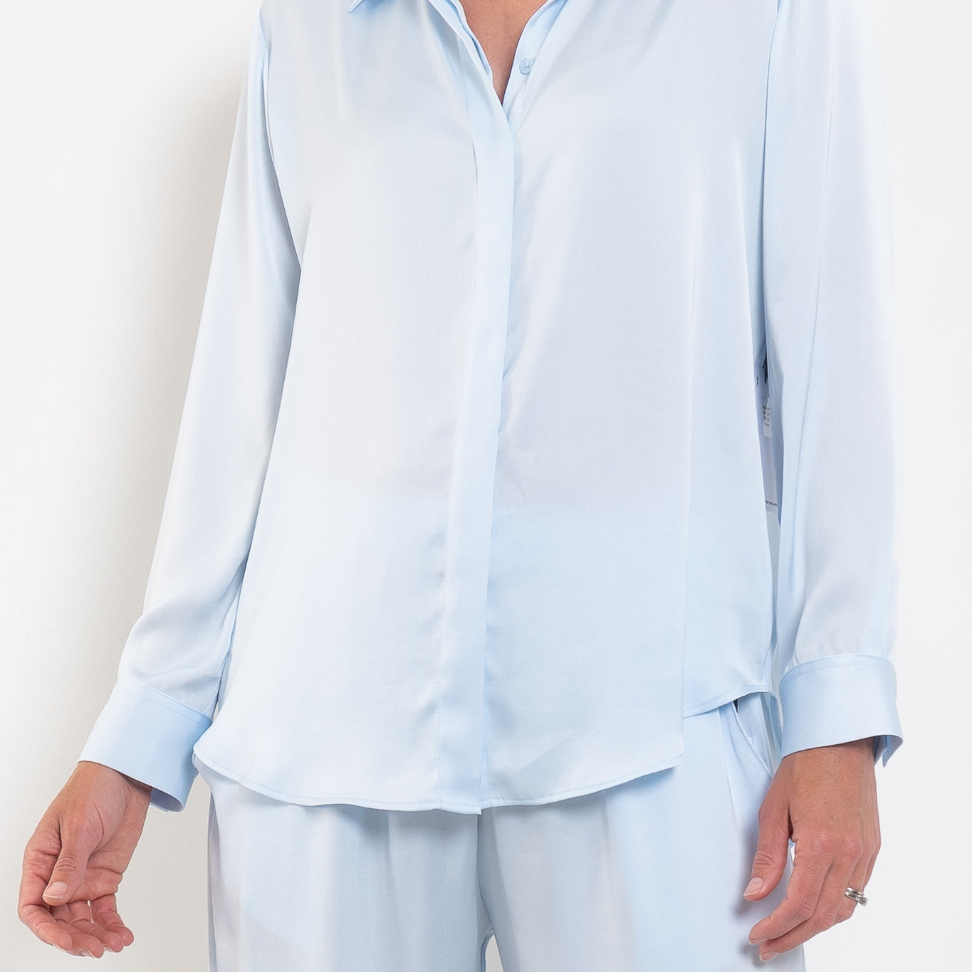 Mela Purdie Soft Shirt Mirror Satin