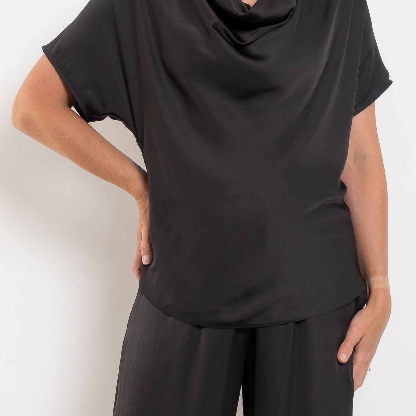 Mela Purdie Scallop Tank Mirror Satin