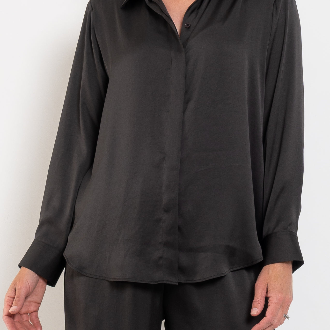 Mela Purdie Soft Shirt Mirror Satin