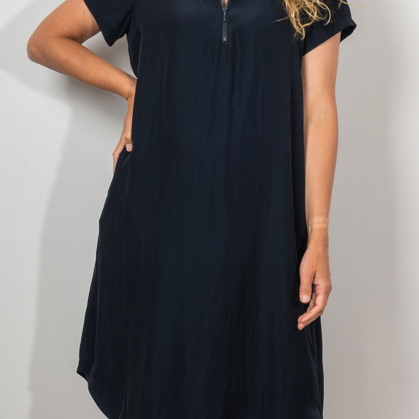 Mela Purdie Short Sleeve Zip Dress Mache