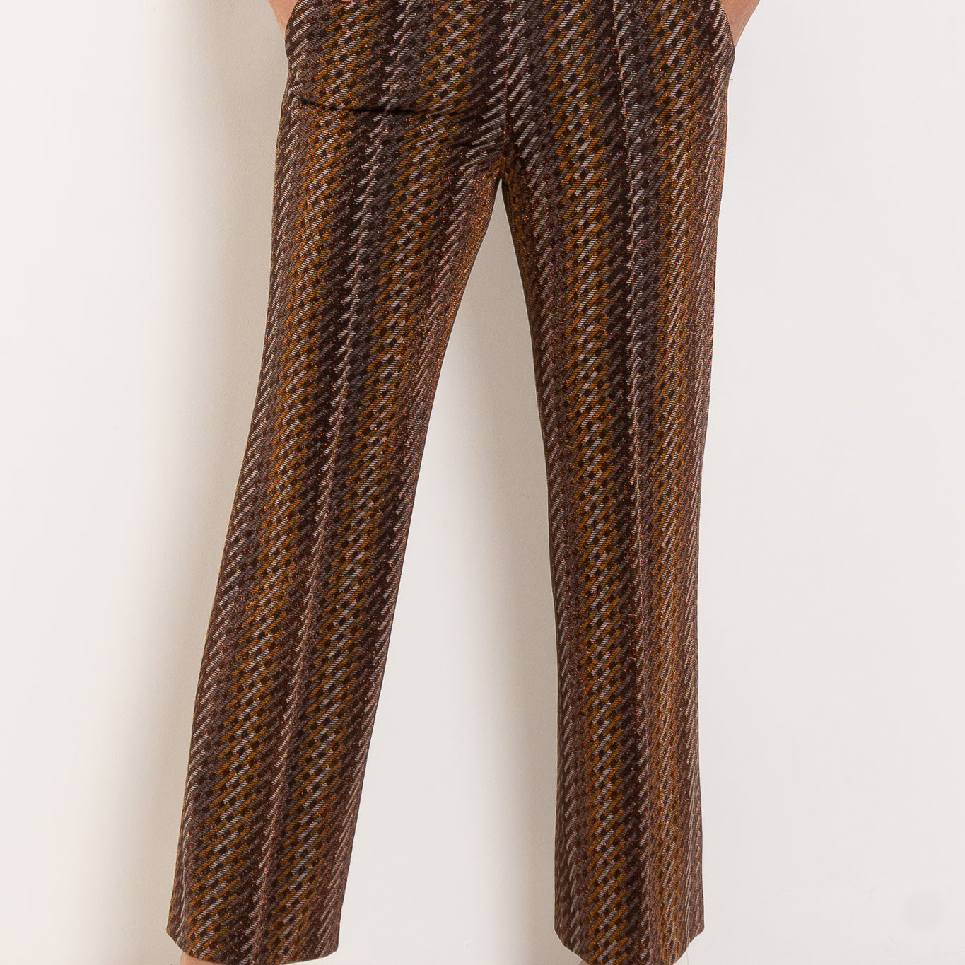 Raffaello Rossi Renee Graphical Lurex Jersey Pant