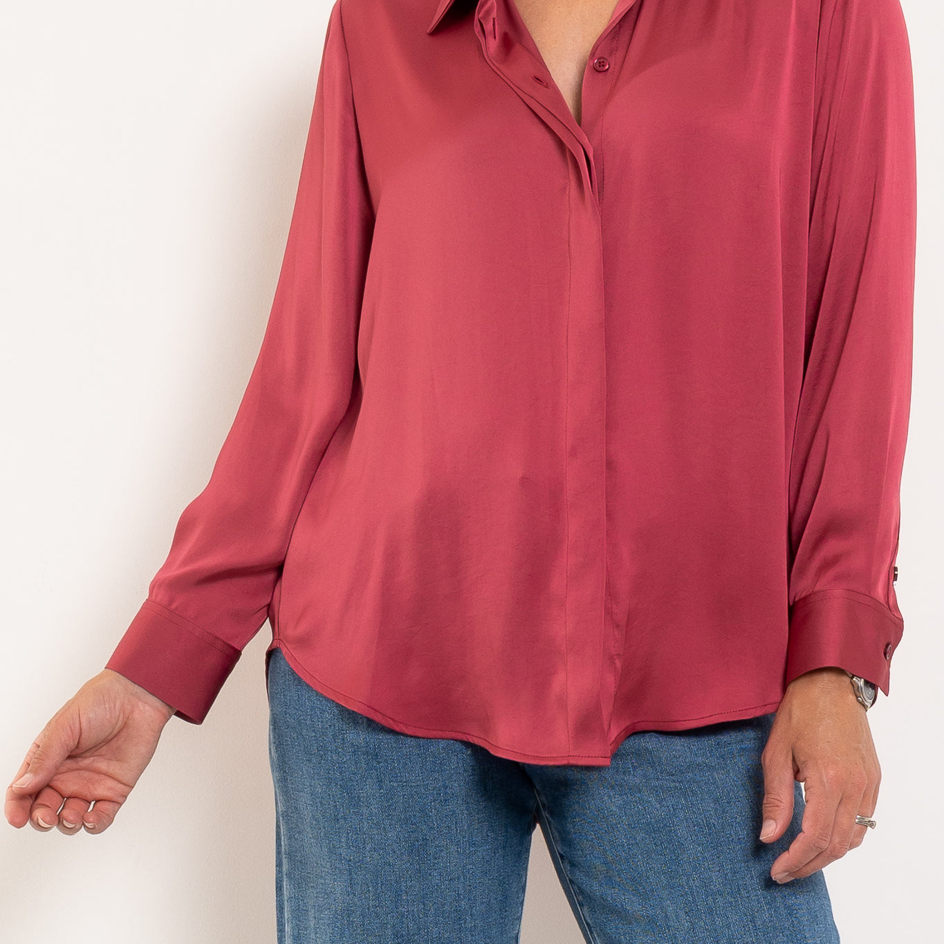 Mela Purdie Soft Shirt Mirror Satin