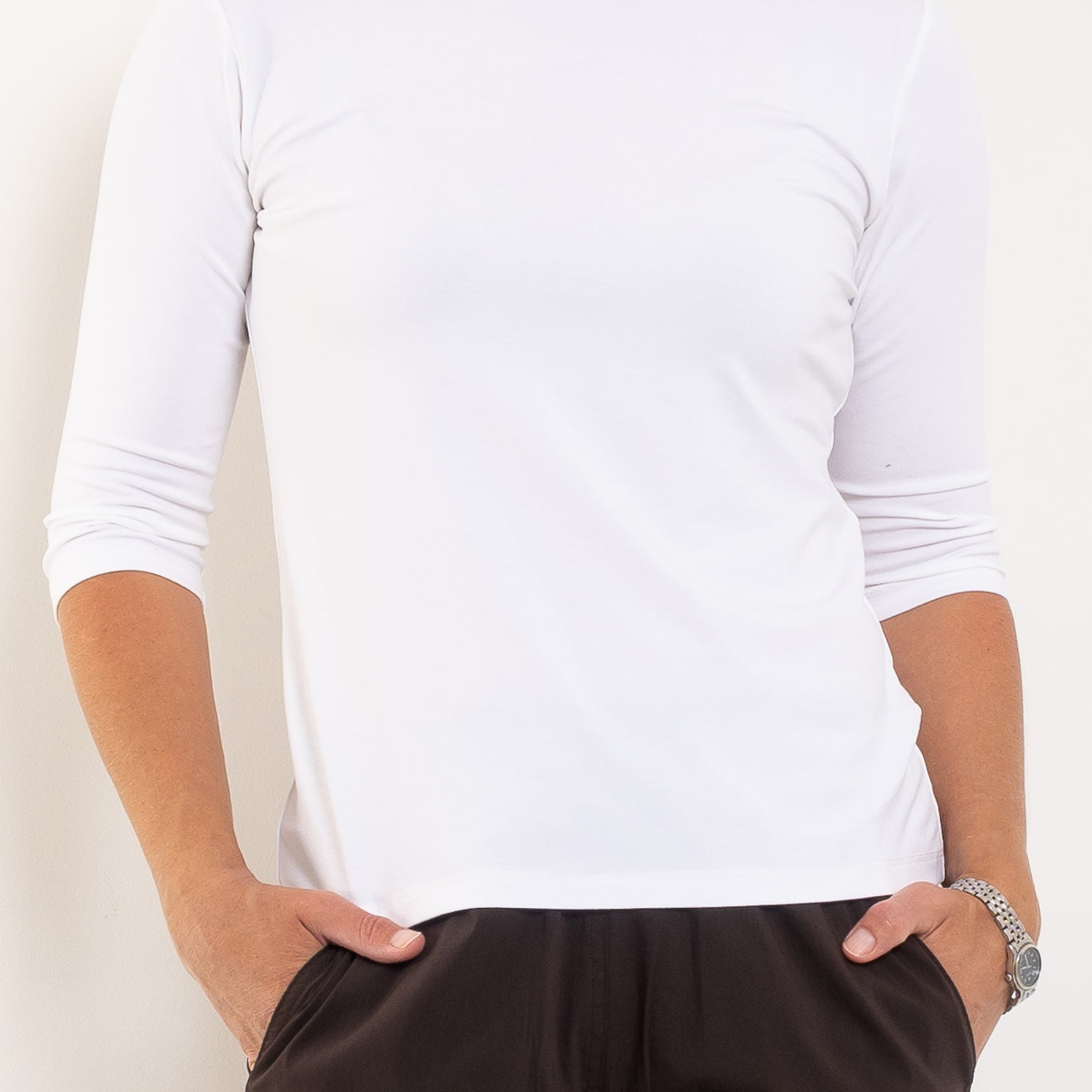 Mela Purdie Mid Sleeve Top Matte Jersey