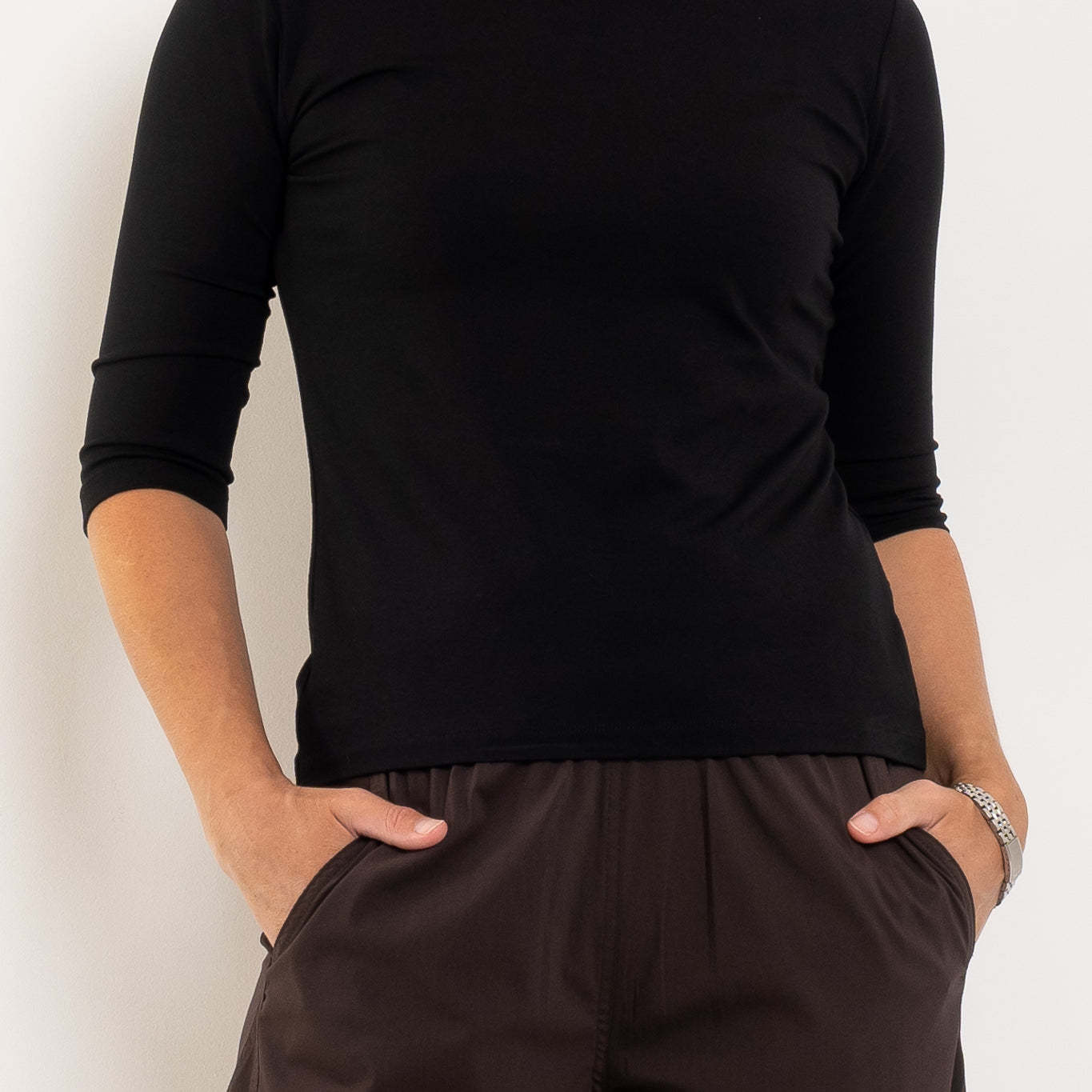 Mela Purdie Mid Sleeve Top Matte Jersey