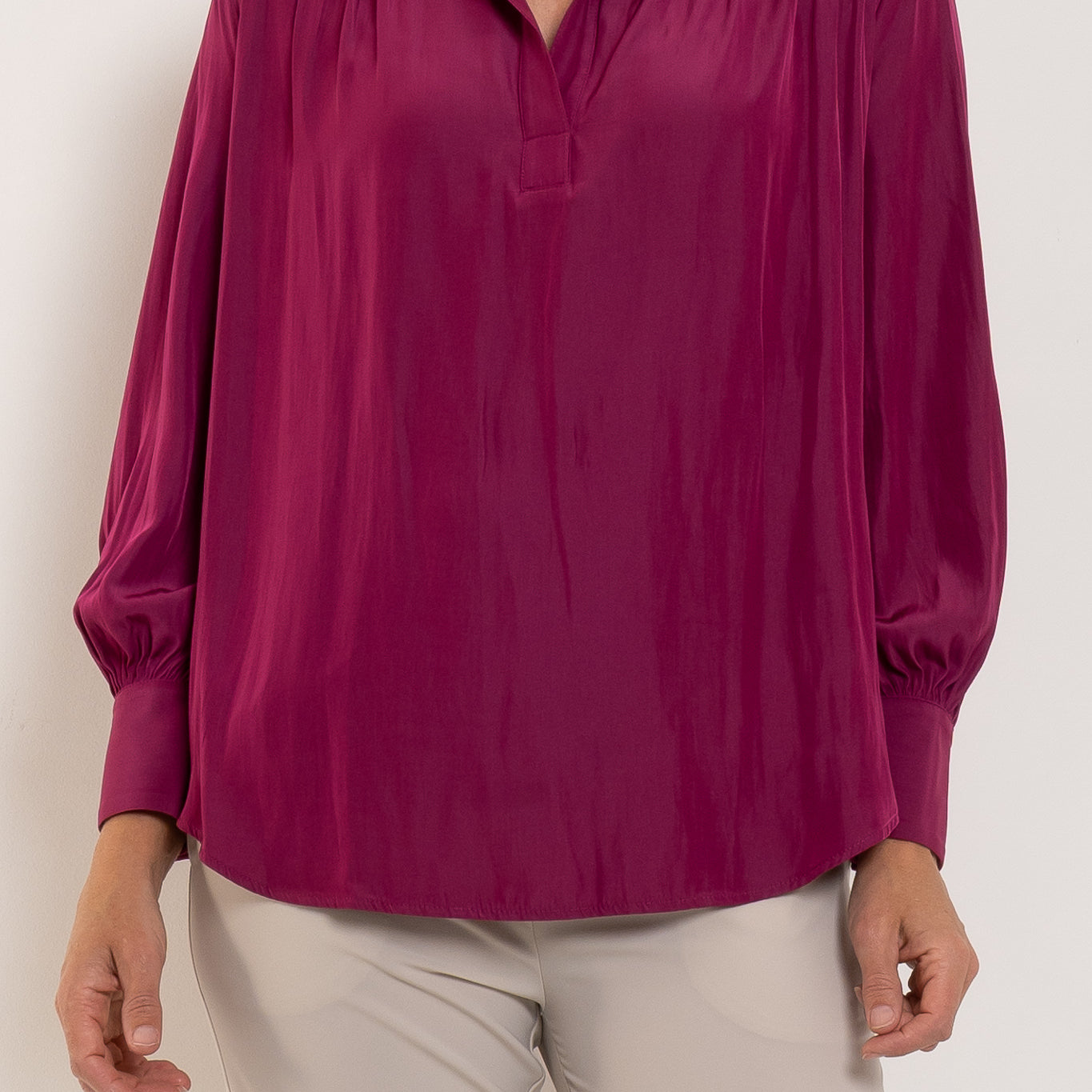 Mela Purdie Frill Neck Blouse Mache