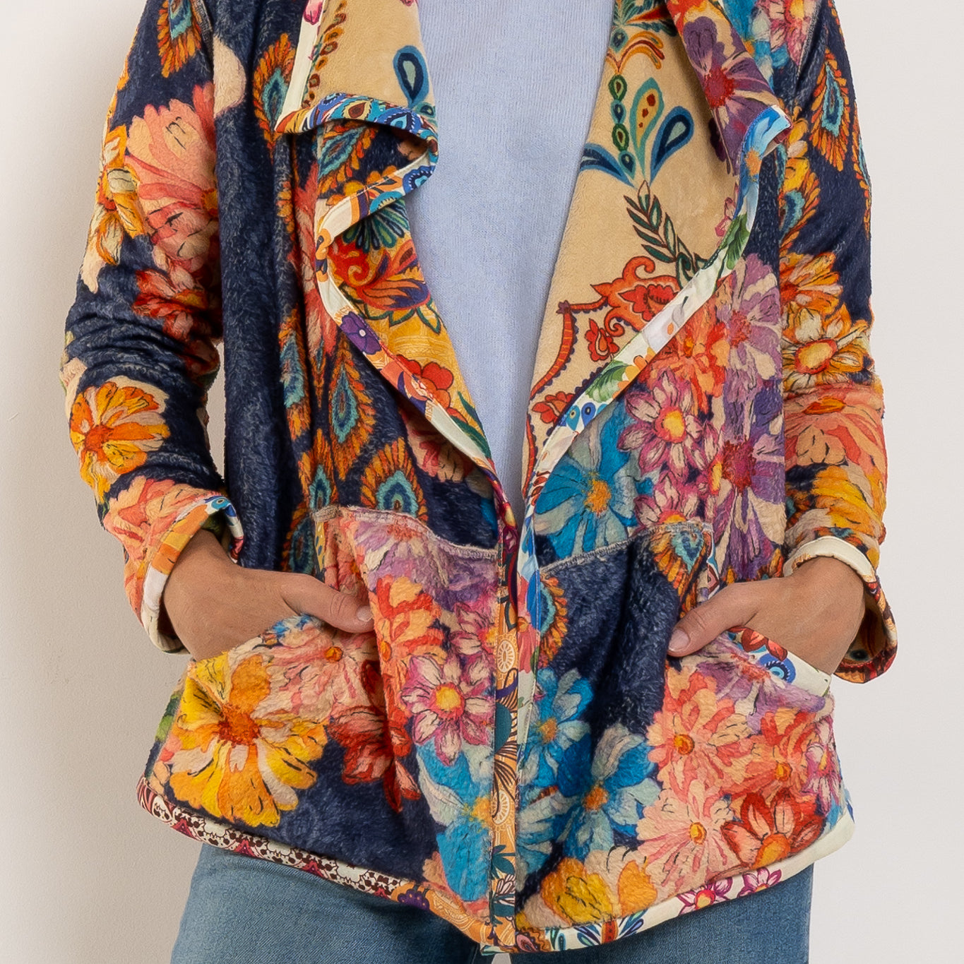 Johnny Was Joan Sherpa Jacket Zaria