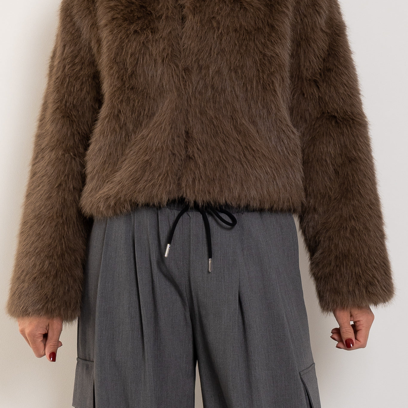 Ena Pelly Charlie Faux Fur Jacket
