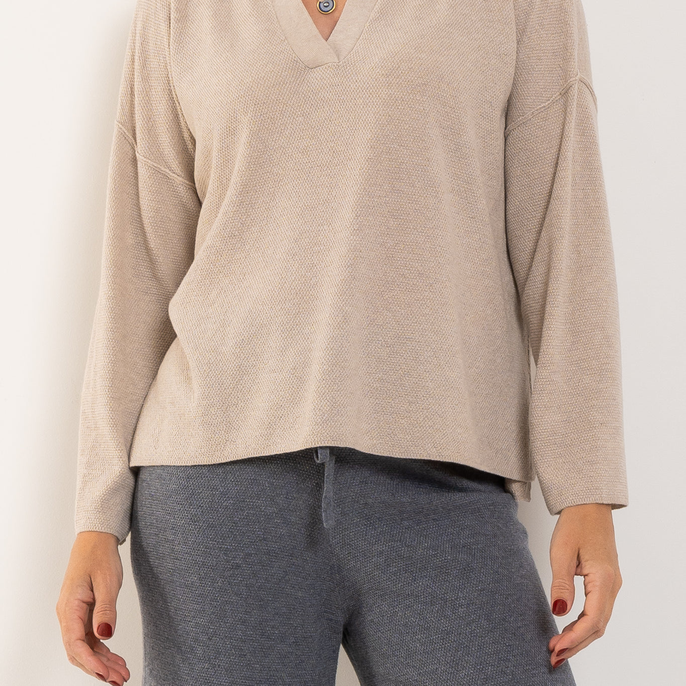 Talamaya Winter Retreat Collar Pullover