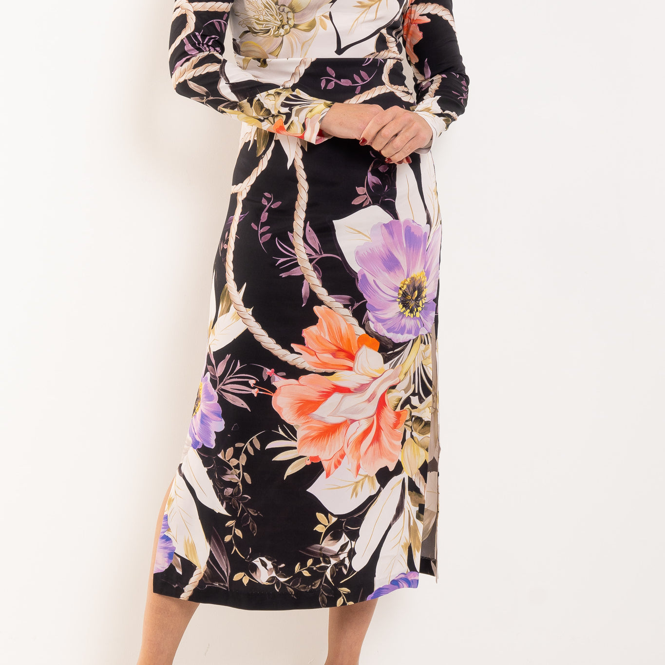 Once Was Jayden Dress Tangled Blossom Print