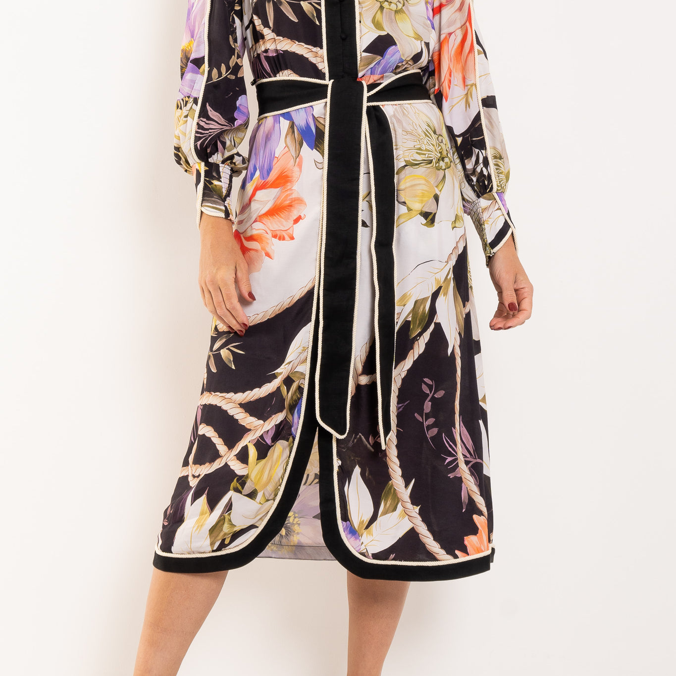 Once Was Camille Dress Tangled Blossom Print