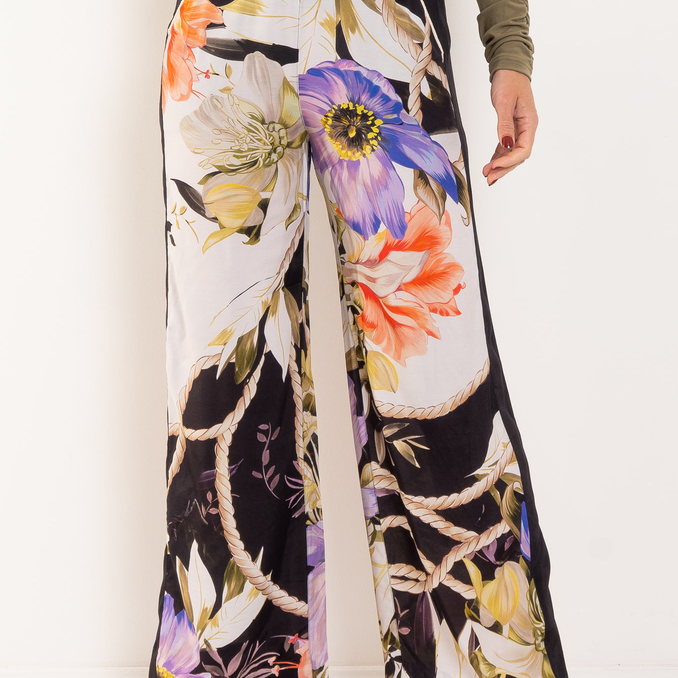 Once Was Sorrel Pant Tangled Blossom Print