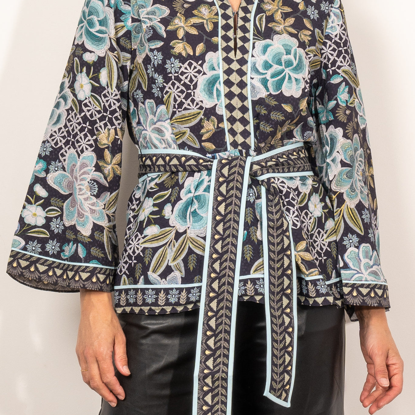 Once Was Emery Tie Top Dahlia Fields Print