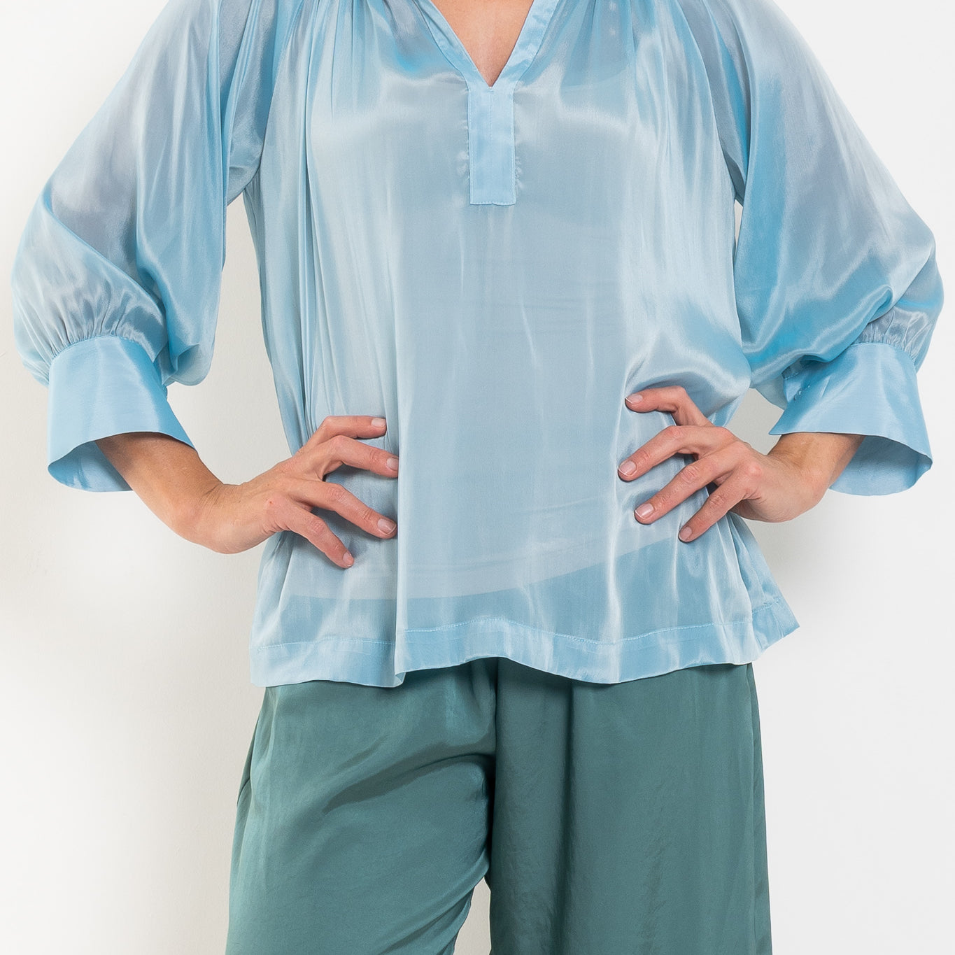 Mela Purdie Roman Blouse Chiffon