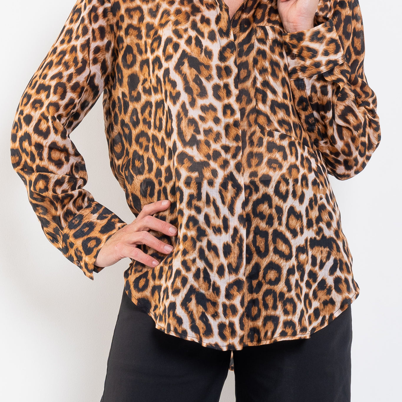 Mela Purdie Saville Shirt Wildcat Linen Viole