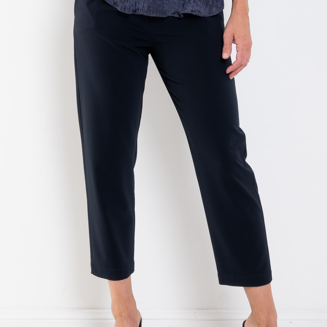 Mela Purdie Tapered Flat Pant Flex Weave