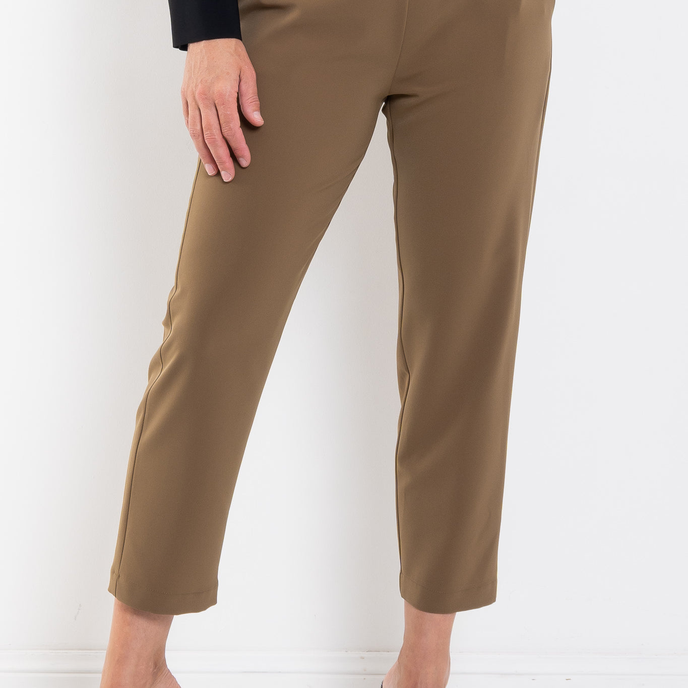 Mela Purdie Tapered Flat Pant Flex Weave