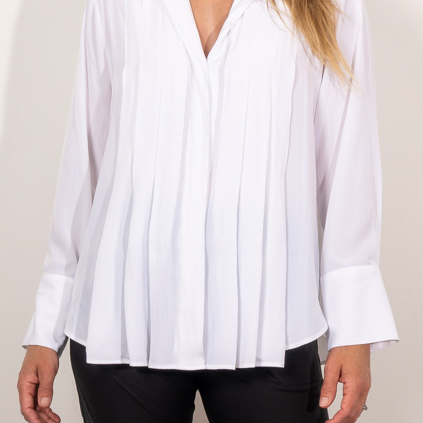 Mela Purdie Smooth Pleat Blouse Mache