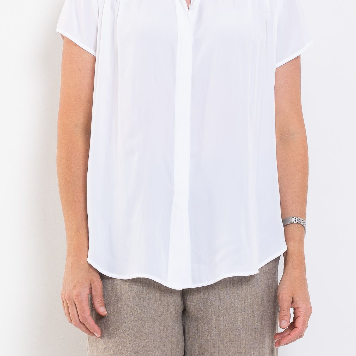 Mela Purdie Short Sleeve Soft Blouse Mache