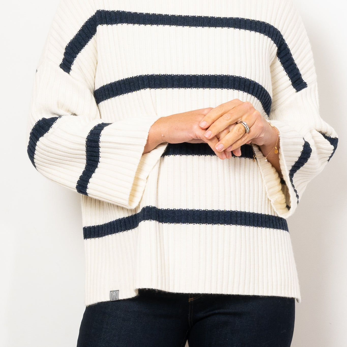 Talamaya Divine Stripe Rib Pullover