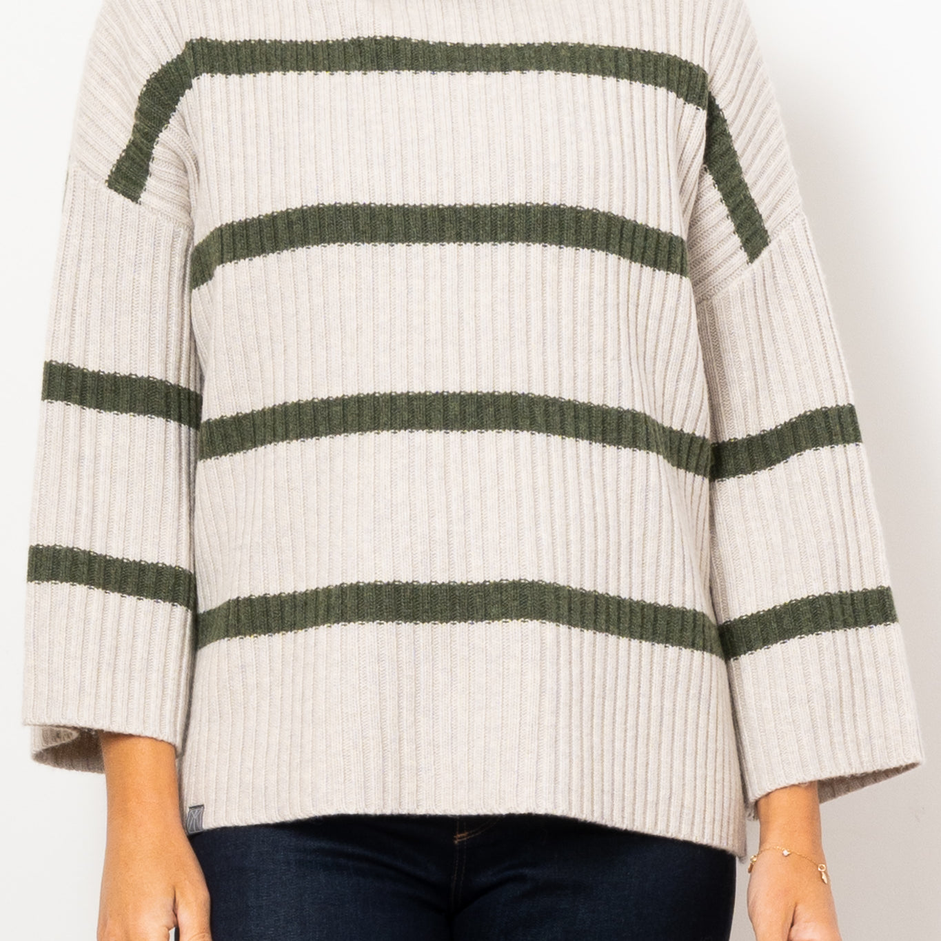 Talamaya Divine Stripe Rib Pullover