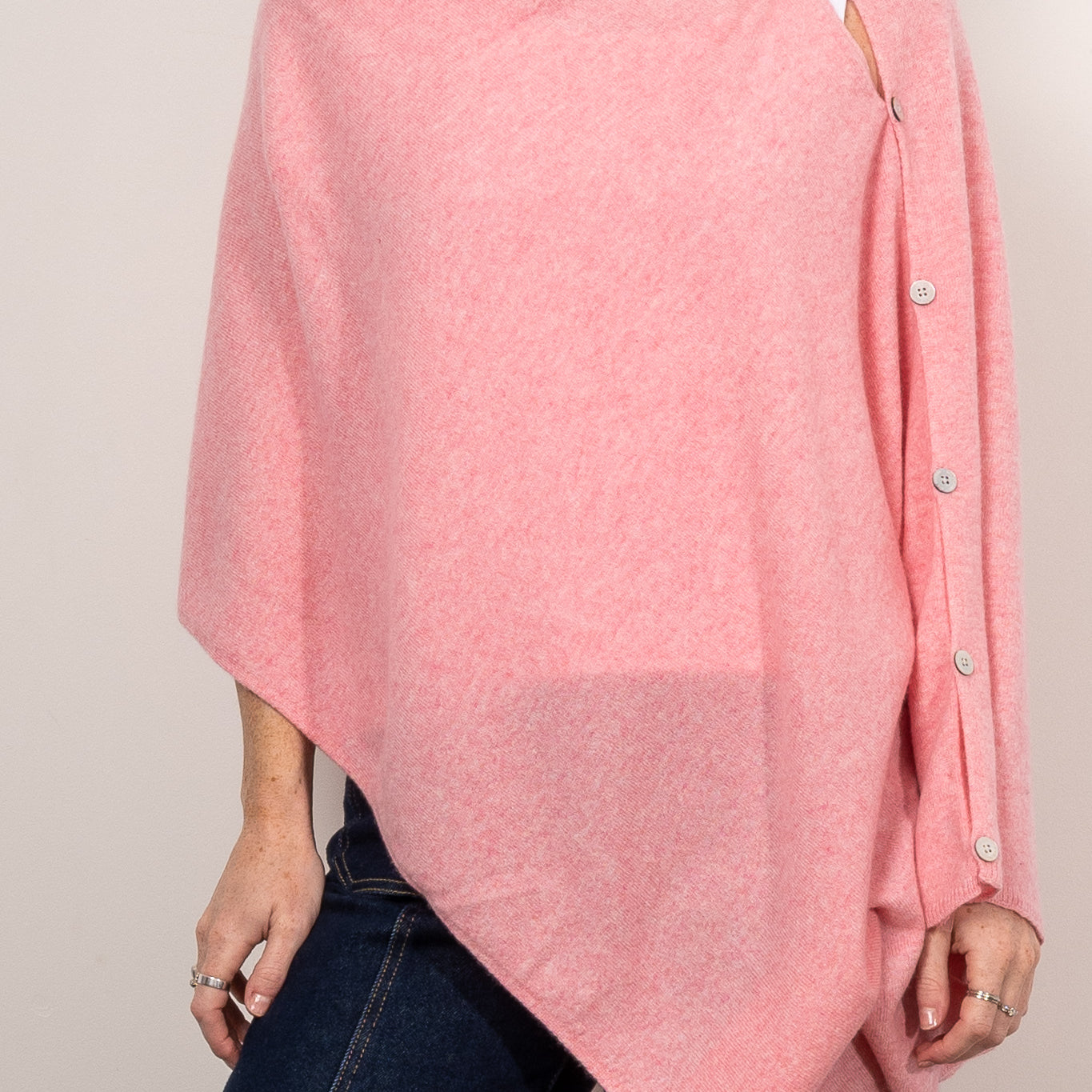 Mia Fratino Cashmere Sorrento Button Wrap