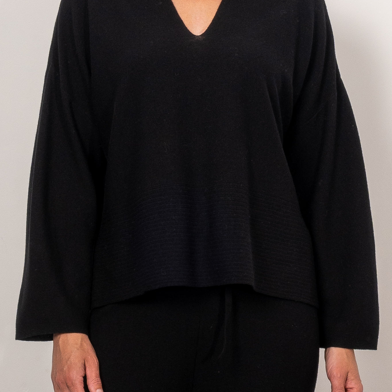 Talamaya Grace Collared Merino Cotton Pullover