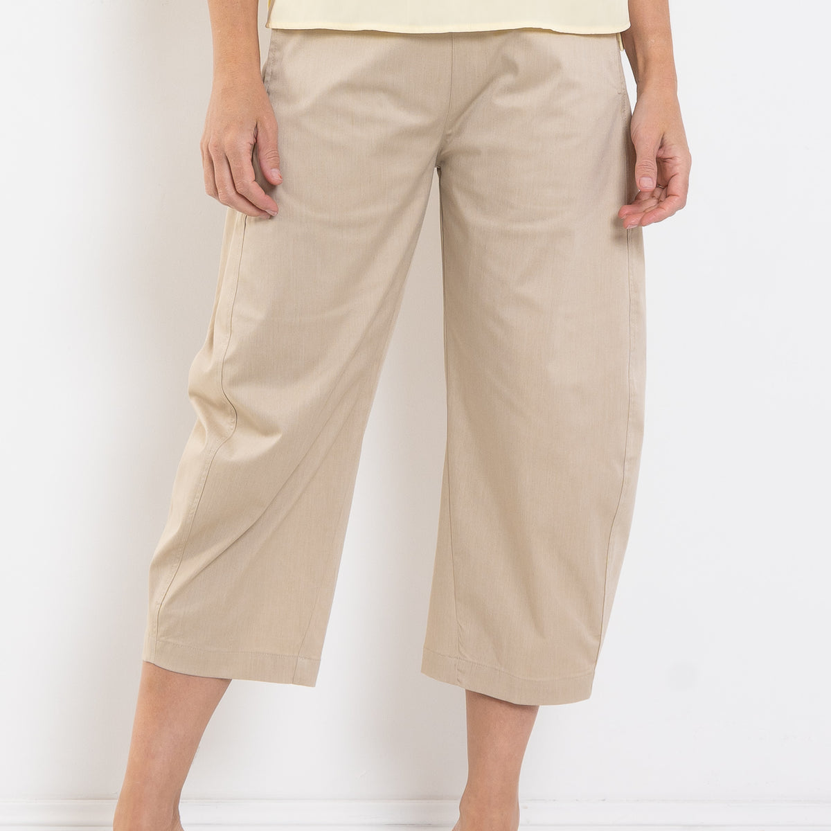 Mela Purdie Crop Barrel Pant Cotton Panama