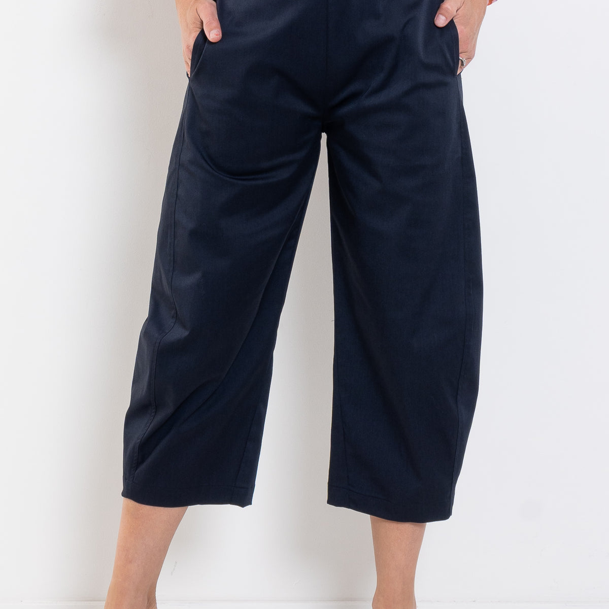 Mela Purdie Crop Barrel Pant Cotton Panama