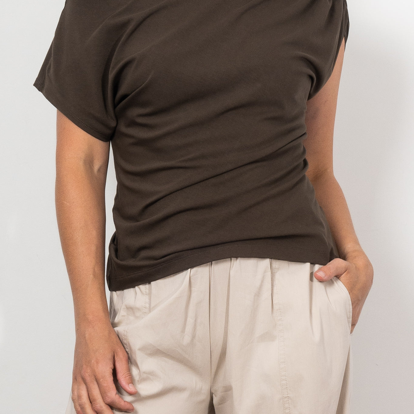 Mela Purdie Drape Shell Matte Jersey