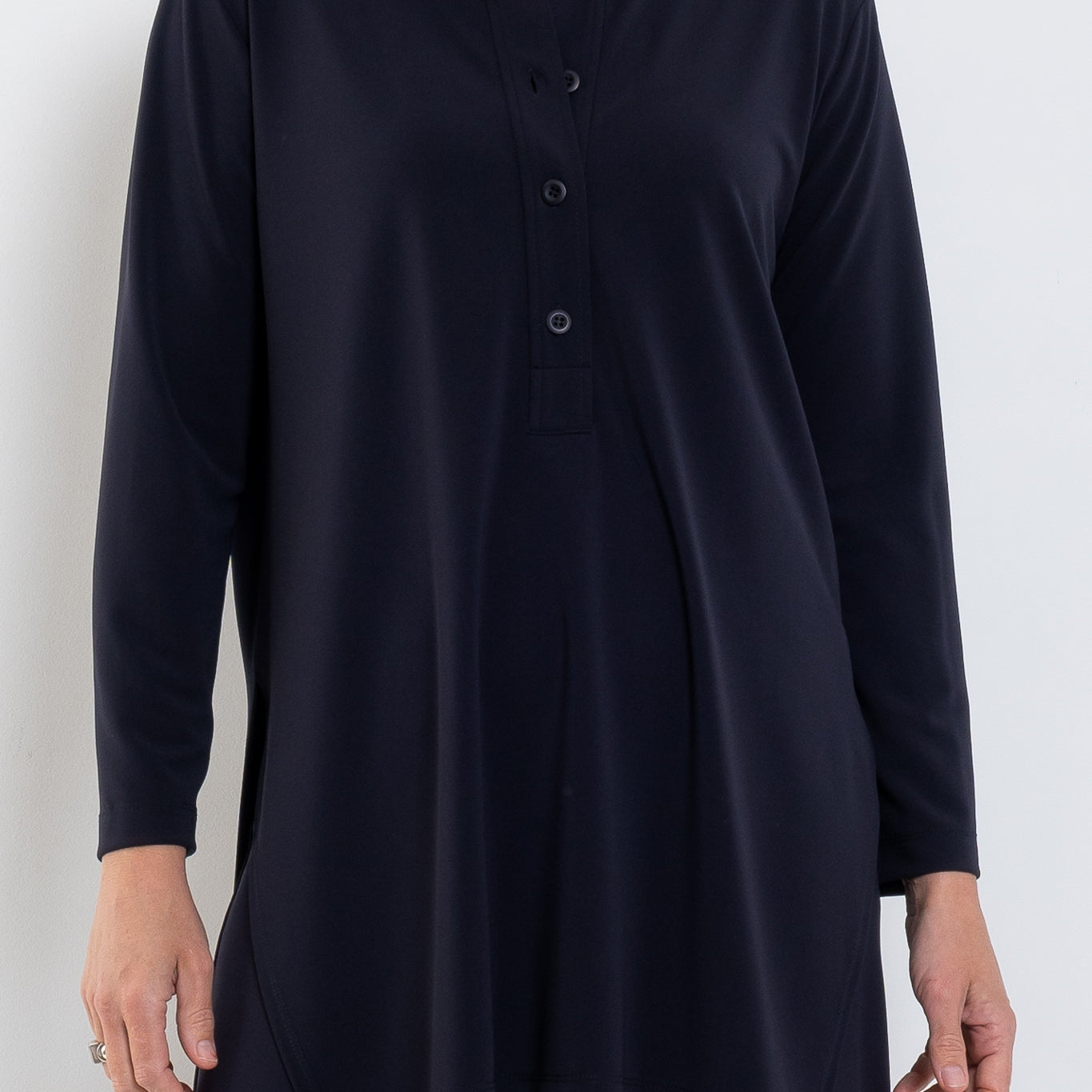 Mela Purdie Maxi Henley Powder Knit