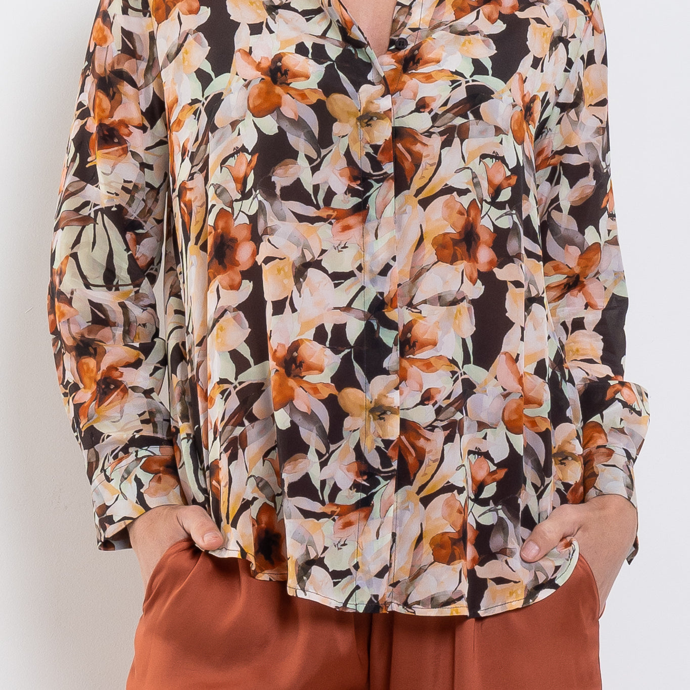 Mela Purdie Soft Shirt Mint Floral