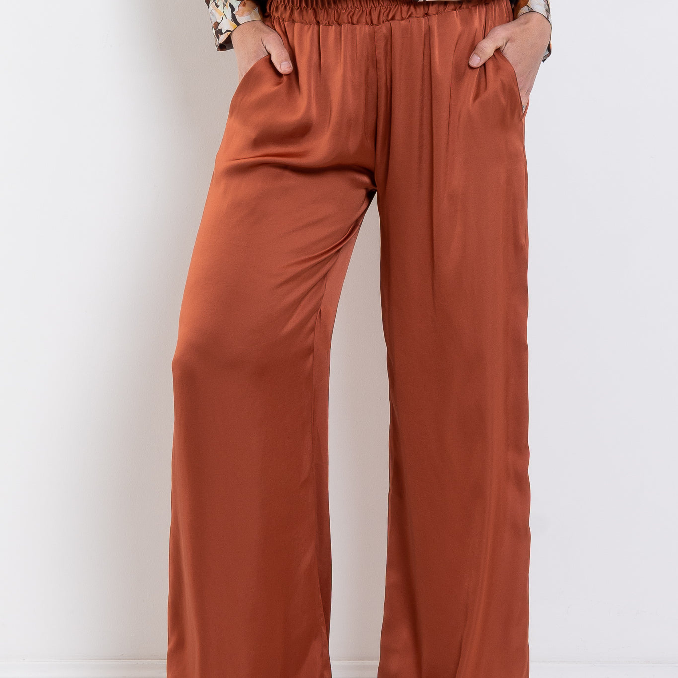 Mela Purdie Maxi Pace Pant Mirror Satin