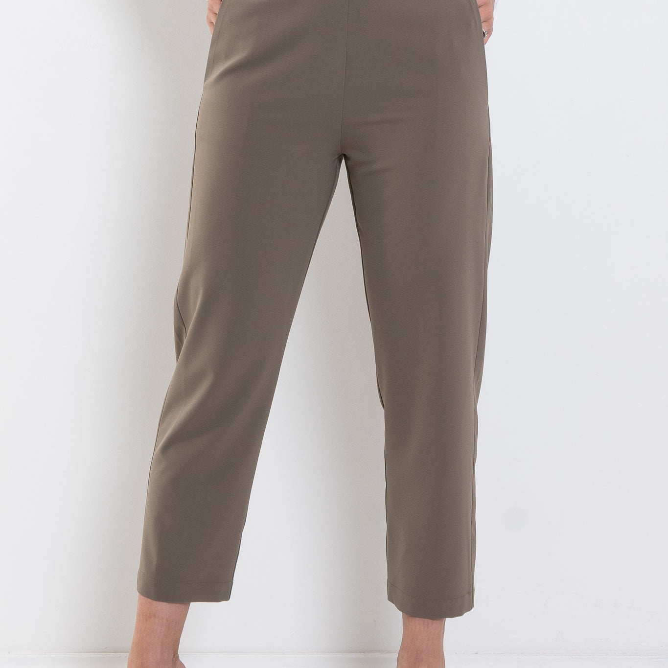 Mela Purdie Tapered Flat Pant Flex Weave