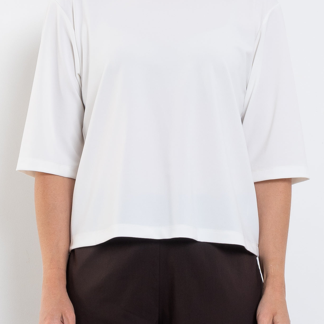 Mela Purdie Plaza Crew Top Powder Knit
