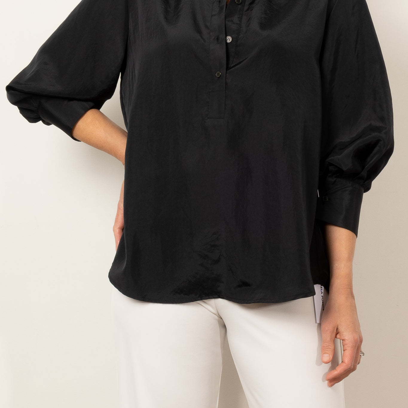 Mela Purdie Resort Shirt Tumbled Taffeta